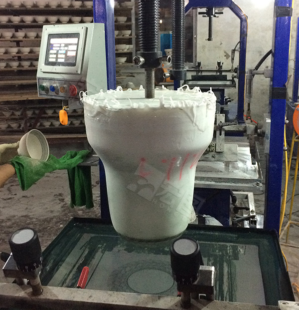 移印硅膠頭安裝在機(jī)器上